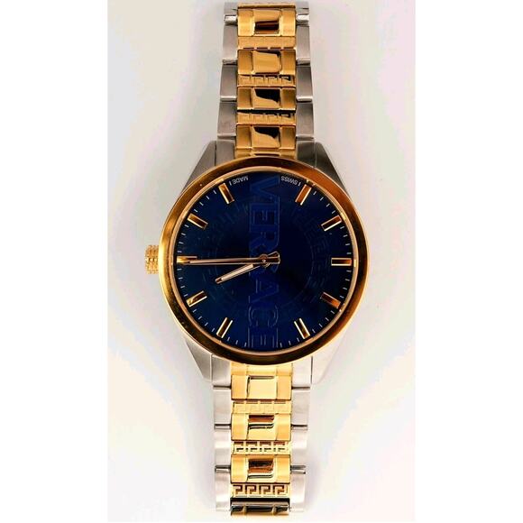 VERSACE V-Vertical Wristwatch Water Resistant 5ATM SWISS MADE Greca $985 RRP. main image 9